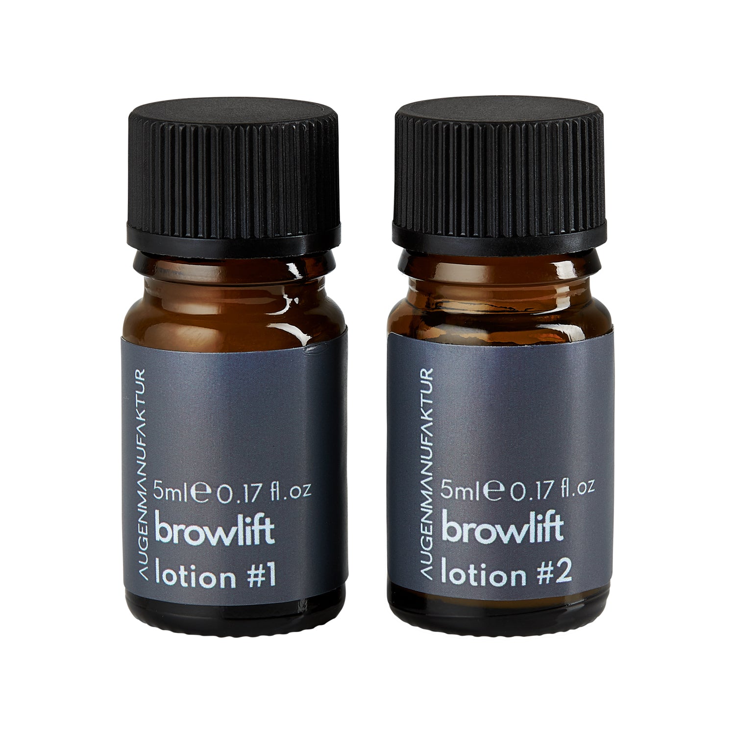 Browlift Lotionen Flaschen