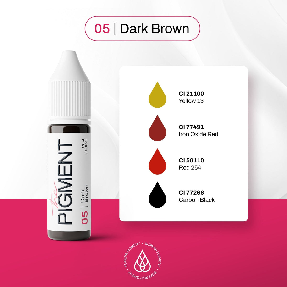 The Pigment 05 Dark Brown 15 ml — Aufnahme 4